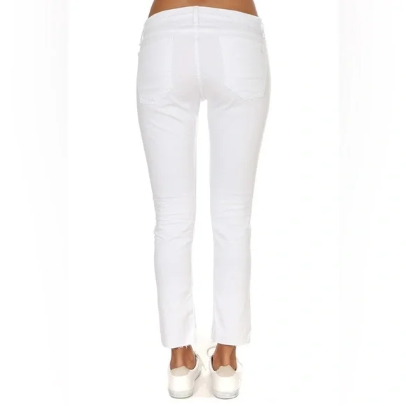 Rag & Bone Dre Capri jean distressed White Prospector 24 - Picture 5 of 12
